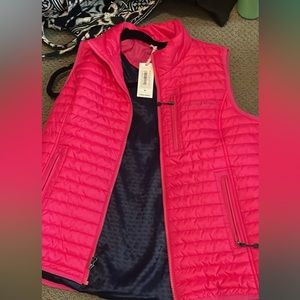 Pink Vineyard vines vest